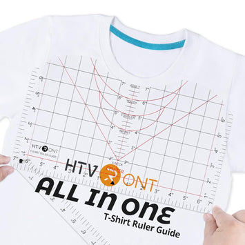 CA HTVRONT All-in-ONE T Shirt Ruler Guide for Vinyl Alignment