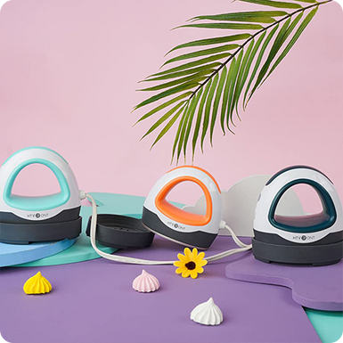 HTVRONT Mini Heat Press Machine - (4 Colors) - Portable Heat Press for T-Shirt, Hat, Shoes, and Bag