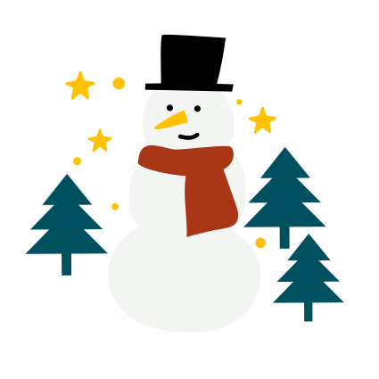 Snowman star tree