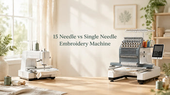 15 Needle VS Single Needle Embroidery Machine