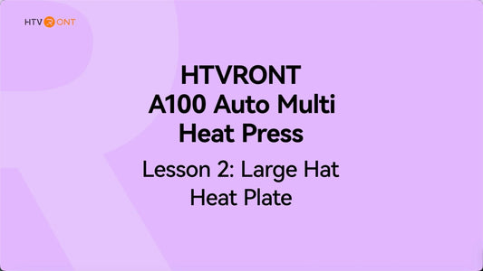 How to Heat Press Hat with A100 Auto Multi Heat Press