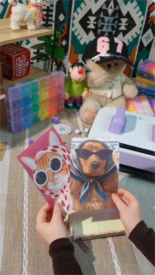 How to make a Sublimation Flip Sequin Note with H10 Portable Heat Press