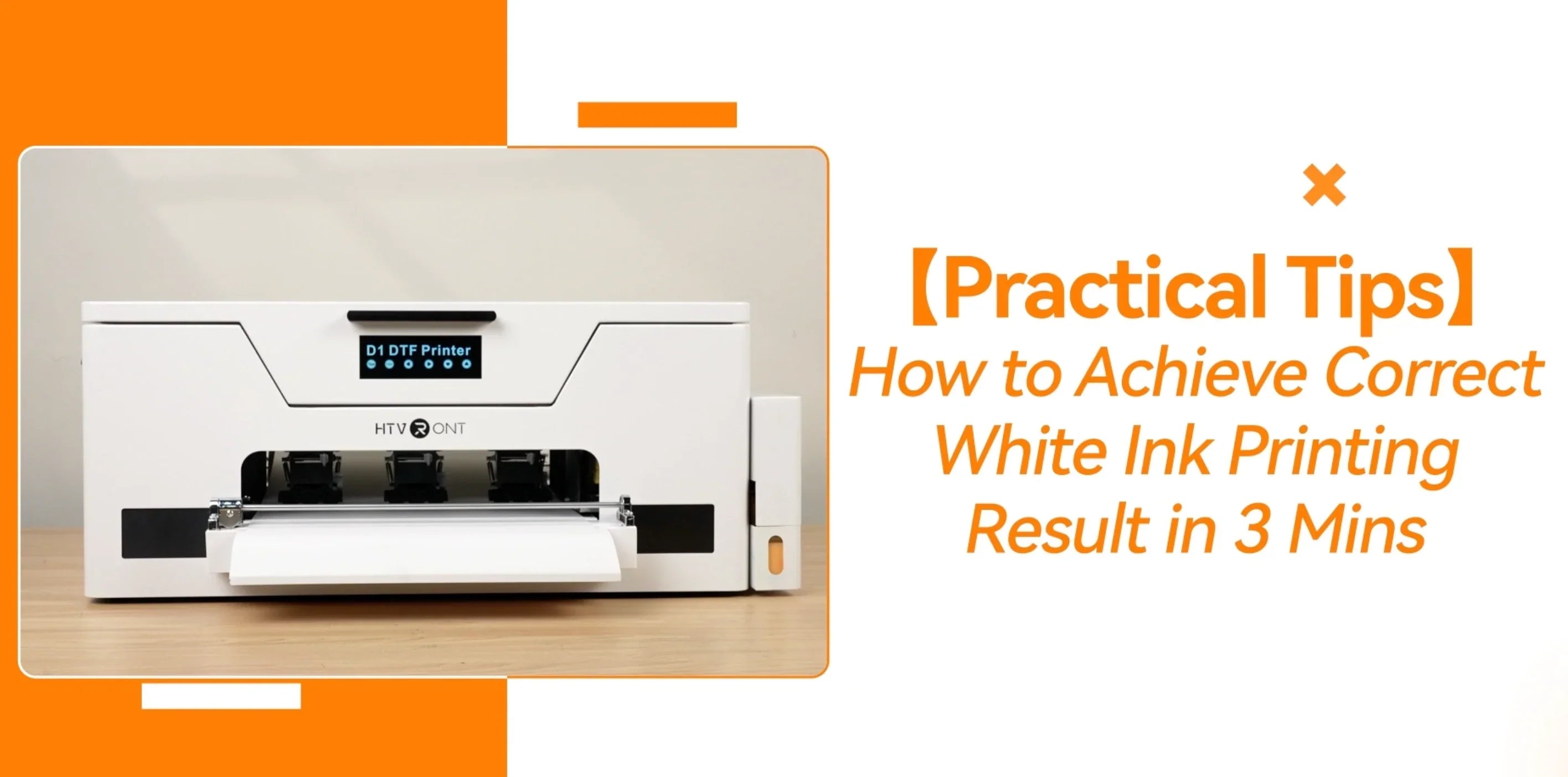 Tips Corect How to Achieve Correct White Ink Printing Result - D1 DTF Printer Tips ...