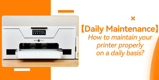 Daily maintenance of the D1 DTF Printer