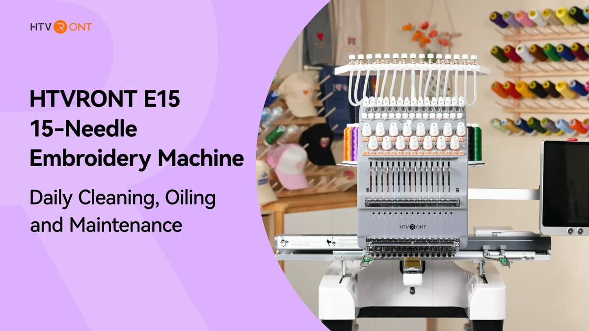 E15 Embroidery Machine Daily Cleaning, Oiling and Maintenance