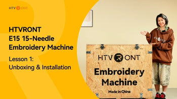 Unboxing and Installation of E15 15 Needle Embroidery Machine - Lesson 1