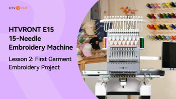 How to Embroider a Shirt - E15 Embroidery Machine Lesson 2