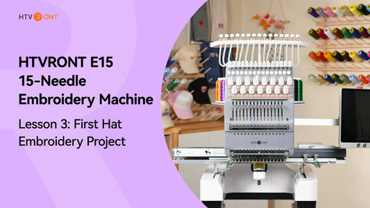 Hat Embroidery Project - E15 Embroidery Machine Lesson 3