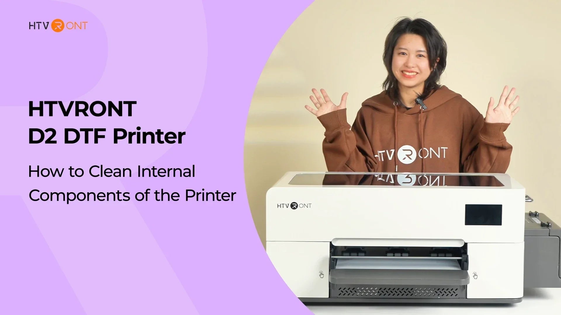 How to Clean Internal Components of the Printer - D2 DTF Printer Maint ...