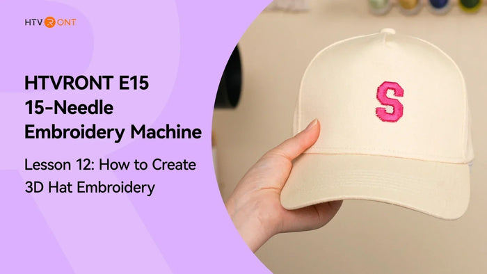 How to Create 3D Hat Embroidery - E15 Lesson 12