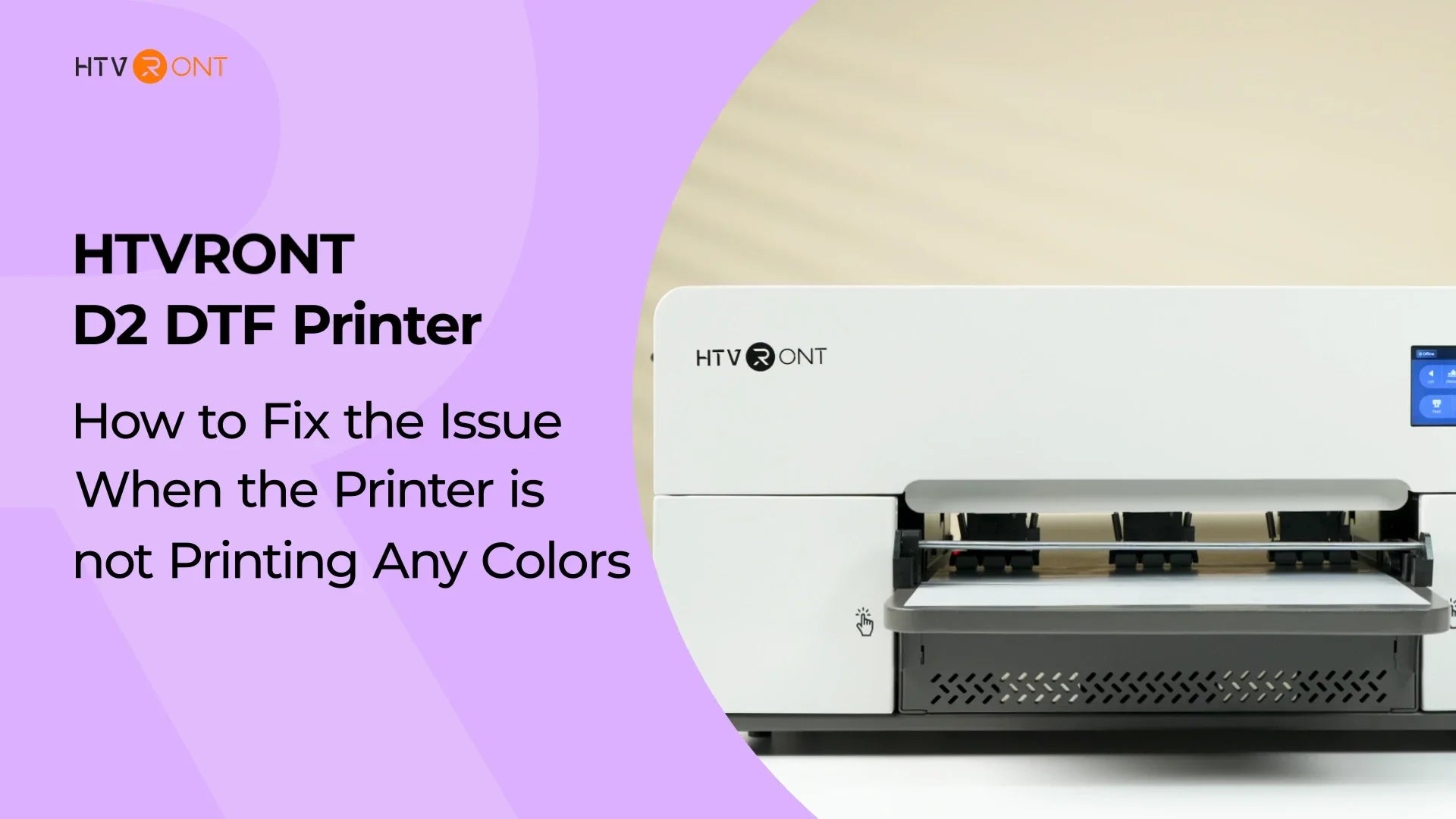 How to Fix the Issue When the Printer is not Printing Any Colors - D2 ...