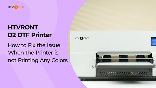 How to Fix the Issue When the Printer is not Printing Any Colors - D2 DTF Printer Troubleshooting Series