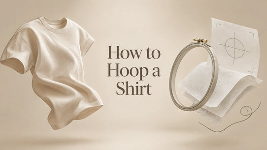How to Hoop a Shirt for Embroidery