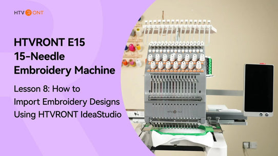 How to Import Embroidery Designs Using IdeaStudio