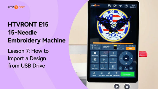 How to Import a Design from USB Drive - E15 Lesson 7