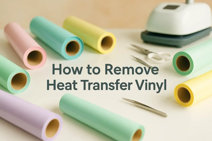 How to Remove Heat Transfer Vinyl (HTV)