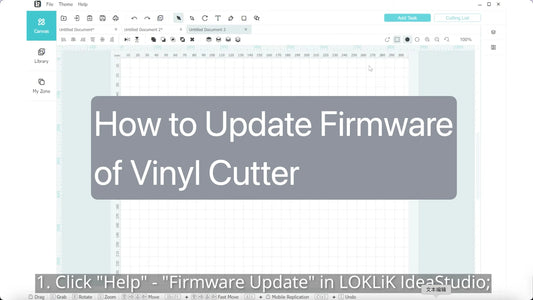 How to Update Firmware of Vinyl Cutter