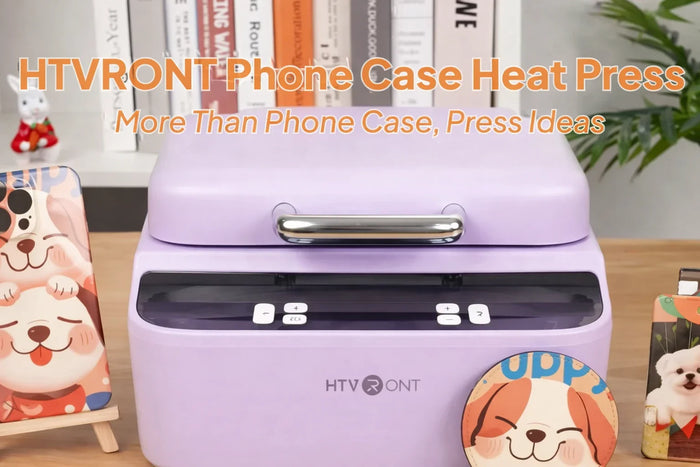 How to Use an HTVRONT H17 Phone Case Heat Press