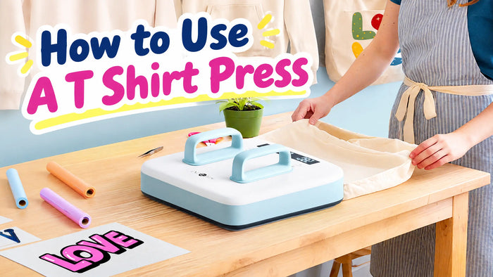 How to Use A T-shirt Press