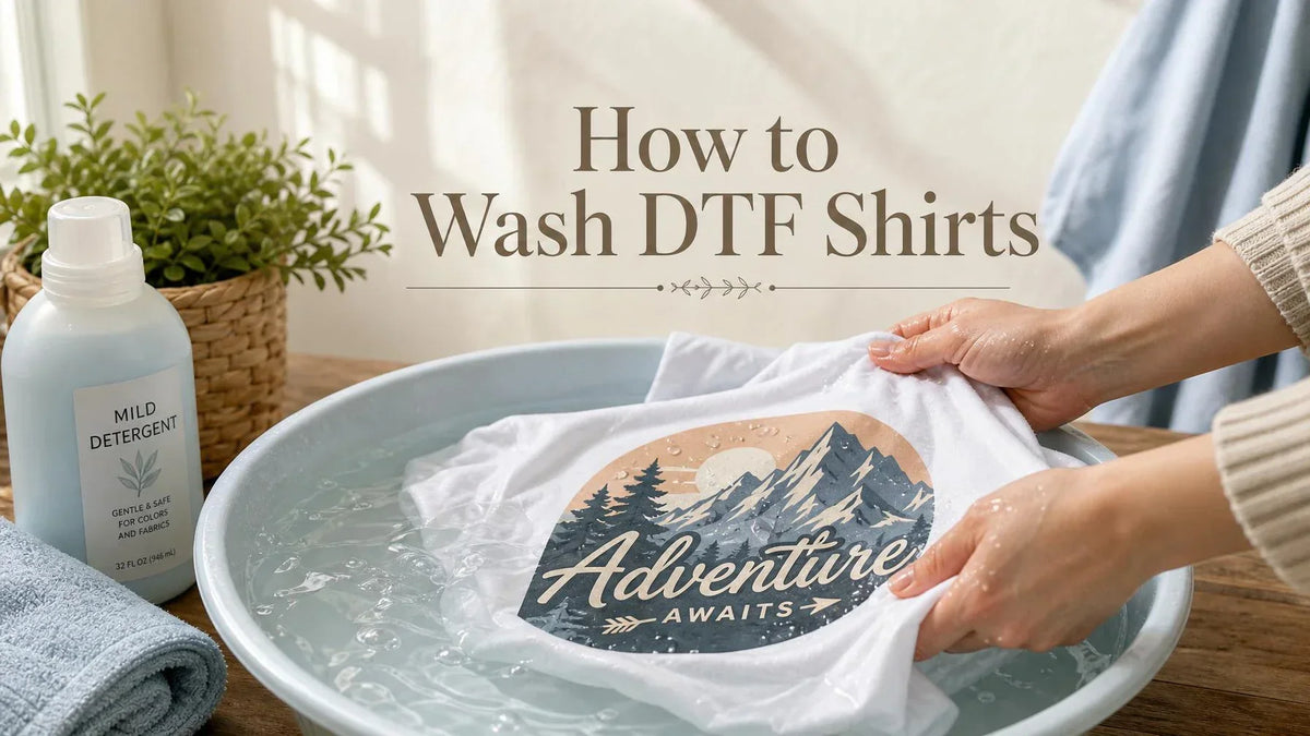 How to Wash DTF Shirts and Keep That Soft, Rubbery Feel