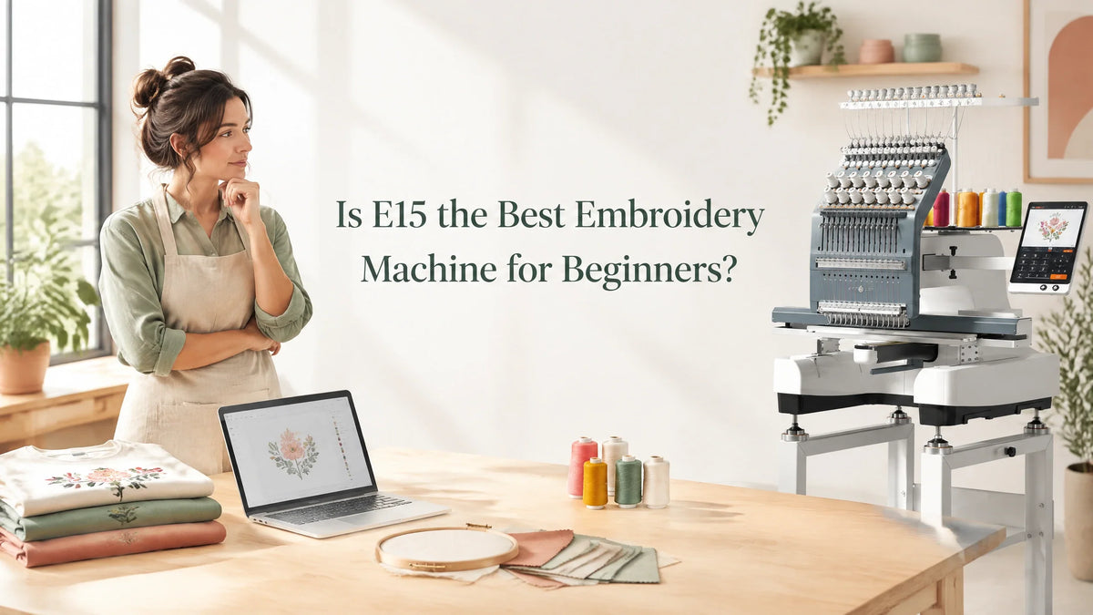 Is E15 the Best Embroidery Machine for Beginners