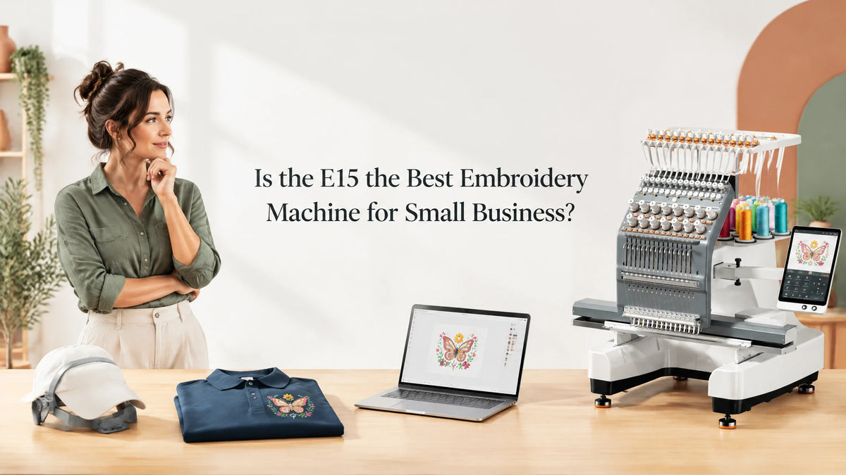 Is the E15 the Best Embroidery Machine for Small Business