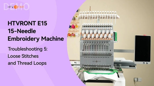 How to Fix Loose Stitches on the E15 Embroidery Machine