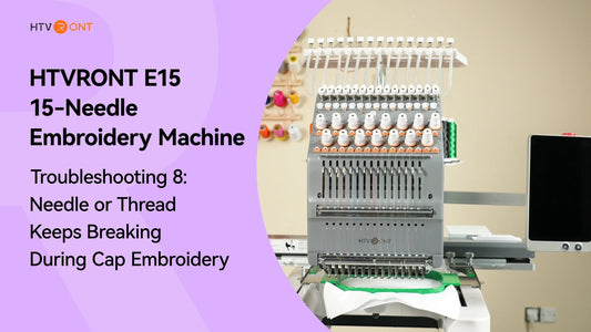 Needle or Thread Breaks During Cap Embroidery