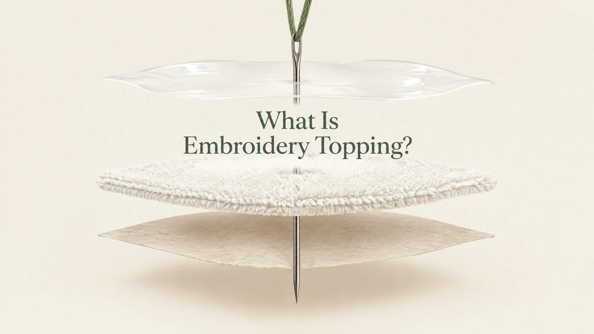 What Is Embroidery Topping