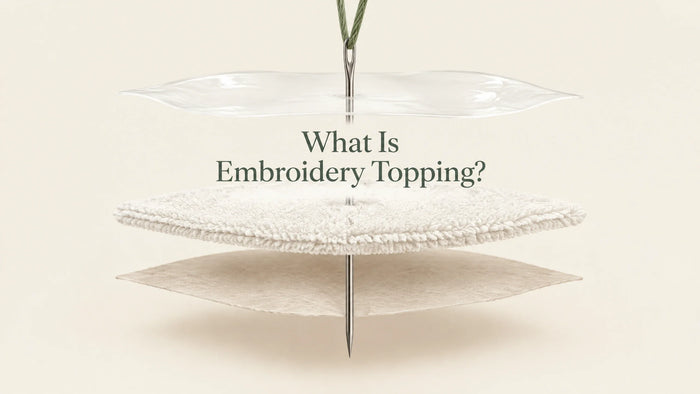 What Is Embroidery Topping