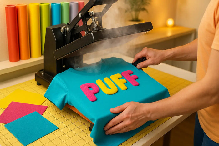 What is Puff Heat Transfer Vinyl