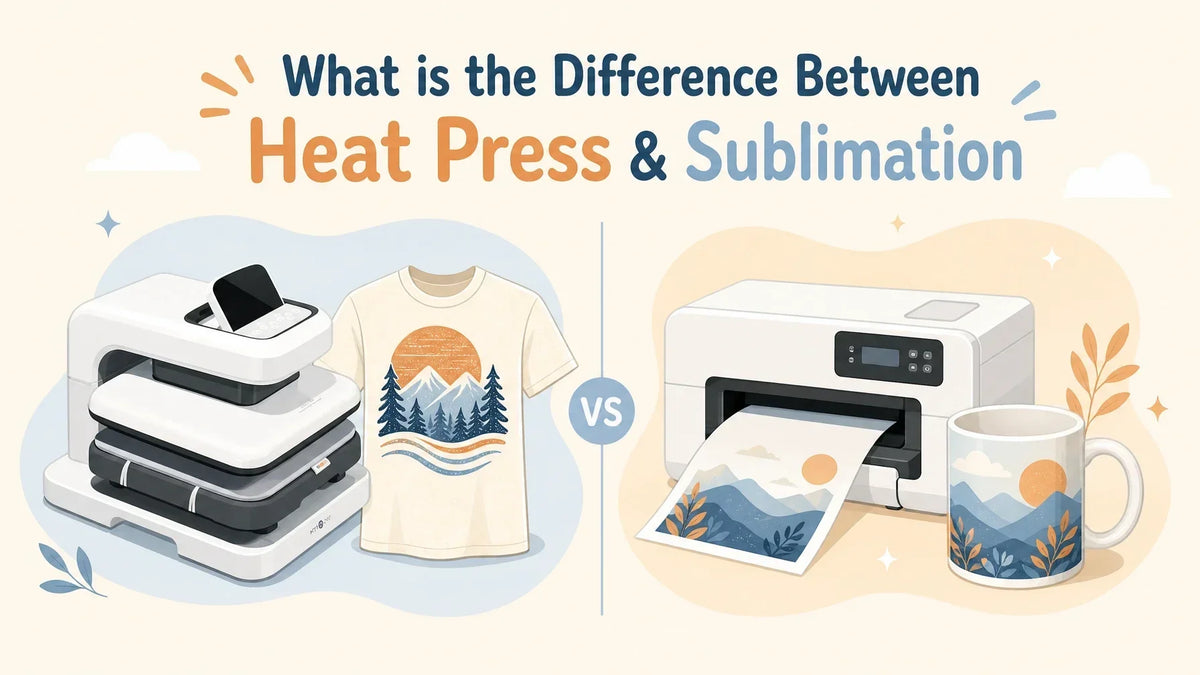What is the Difference Between Heat Press & Sublimation-blog cover-2026