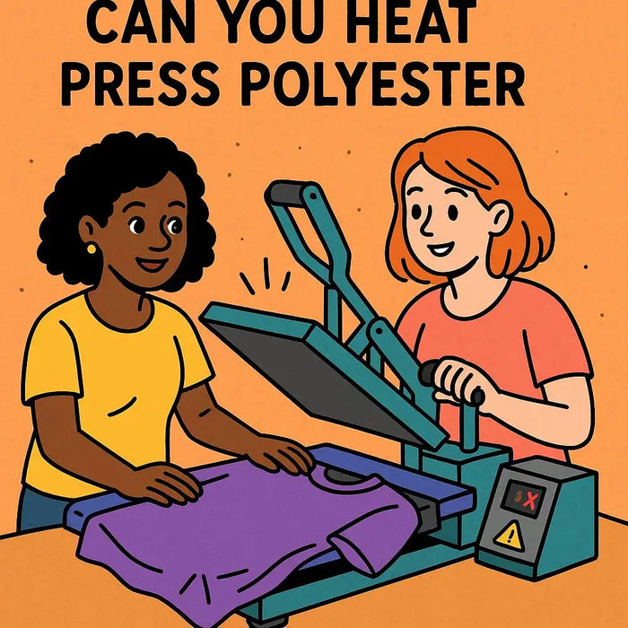 Can you heat press polyester