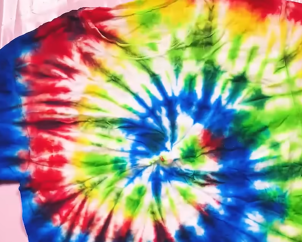How to do Spiral Tie Dye Design?