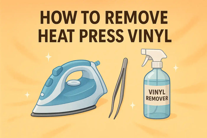How to Remove Heat Press Vinyl