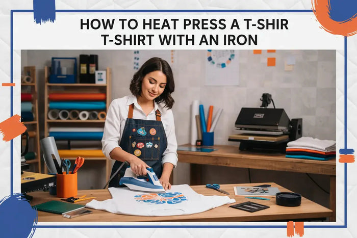 How to Heat Press a T-shirt with An Iron-Blog Cover