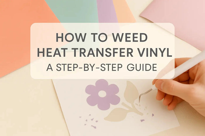 Blog Cover - How to weed heat transfer vinyl