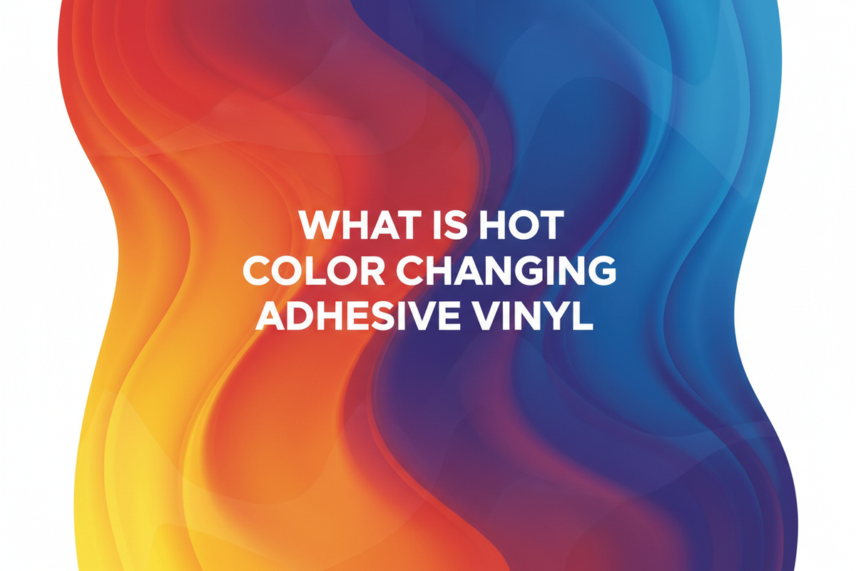 What is Hot Color Changing Adhesive Vinyl