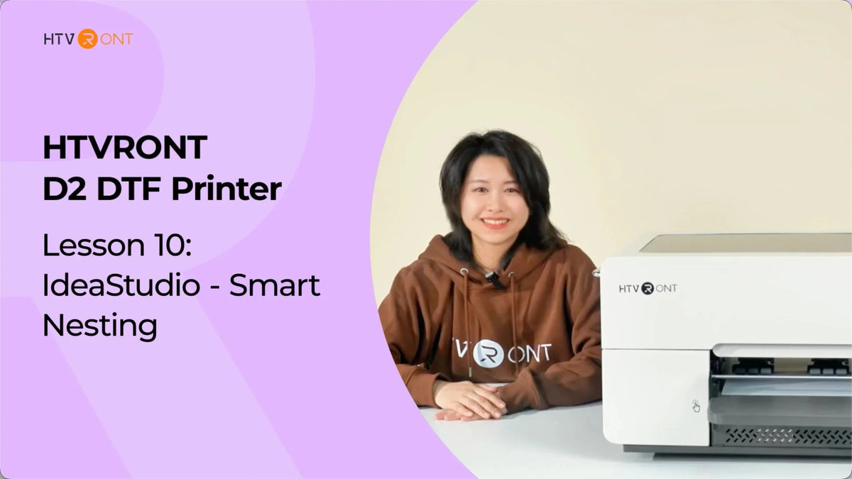IdeaStudio - Smart Nesting - D2 DTF Printer Lesson 10