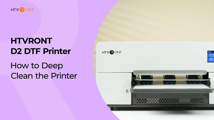 How to Deep Clean the Printer - D2 DTF Printer Maintenance Guide