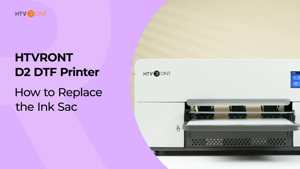 How to Replace the Ink Sac - D2 DTF Printer Replacement Parts Guide