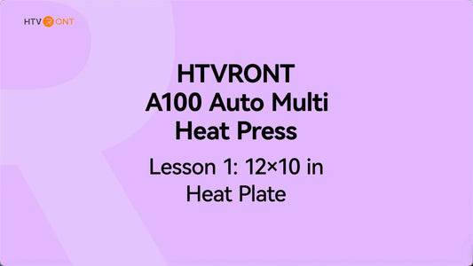 How to Use A100 Flat Heat Plate: T-Shirt & HTV Pressing Guide