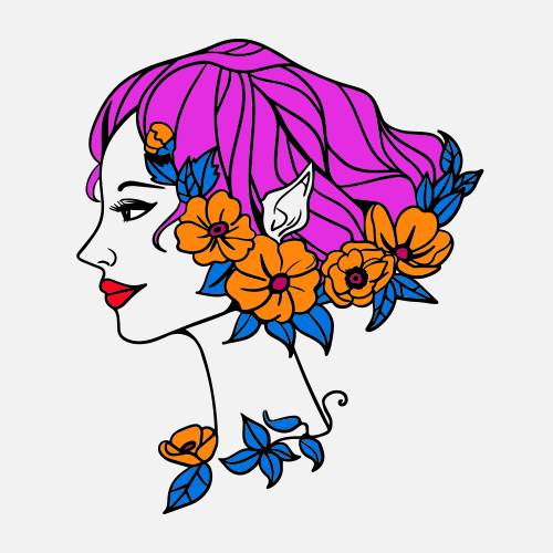 【MEMBER ONLY】Profile Girl SVG