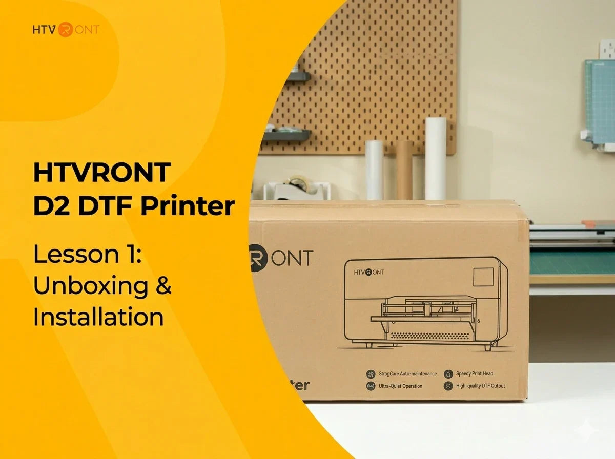Unboxing & installing D2 DTF Printer - D2 Lesson 1