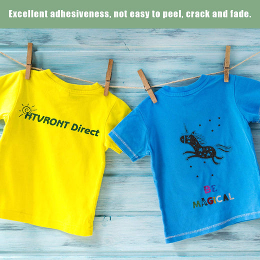 HTVRONT CA Glitter Heat Transfer Vinyl Bundle - 12" x 10" 5 Pack  (5 Assorted Colors)