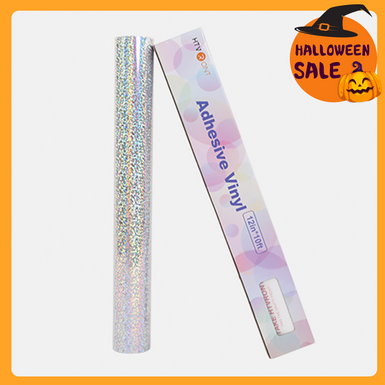 Holographic Sparkle Adhesive Vinyl Roll - 12 x 10 FT (4 Colors) [Clearance]