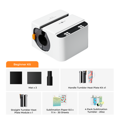 CA HTVRONT A200 Auto Tumbler Heat Press - Beginner Kit