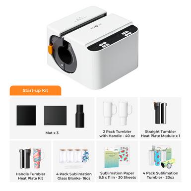 CA HTVRONT A200 Auto Tumbler Heat Press - Start-up Kit