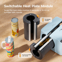 CA HTVRONT A200 Auto Tumbler Heat Press - Beginner Kit