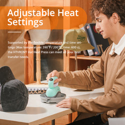 HTVRONT Hat Heat Press Machine with Multifunctional Design,for cap